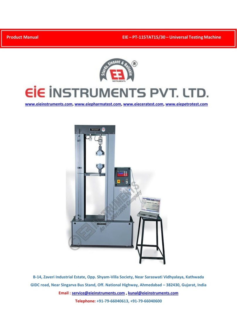 EiE INSTRUMENTS PT-115TAT15 product manual