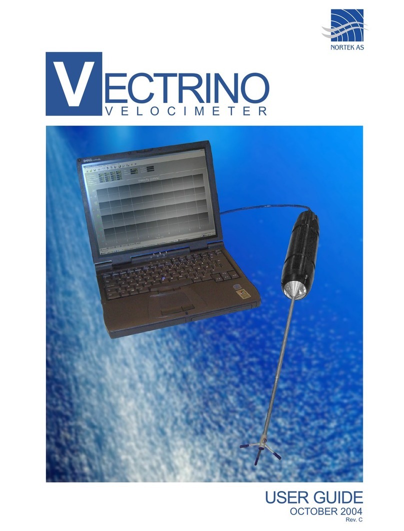Nortek Vectrino User manual Nortek Vectrino User manual