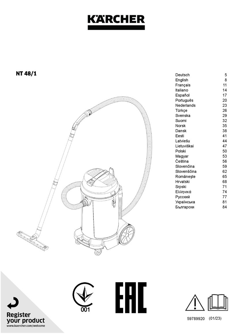 Kärcher NT 48/1 User manual
