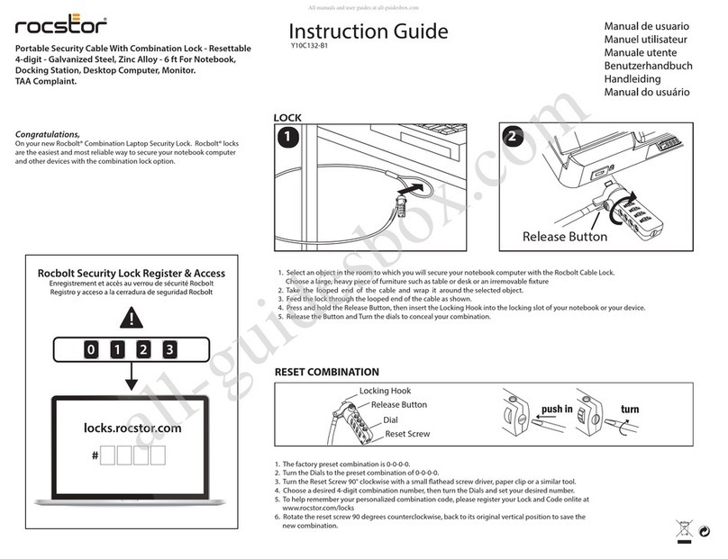 Rocstor Y10C132-B1 Instruction guide