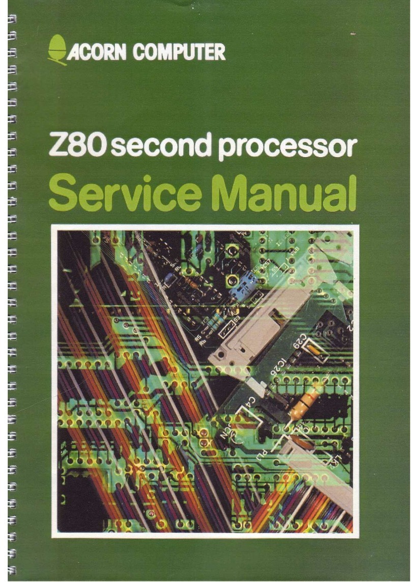 Acorn computer Z80 Second Processor Service manual