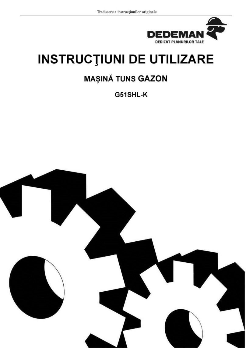 Dedeman G51SHL-K owner's manual