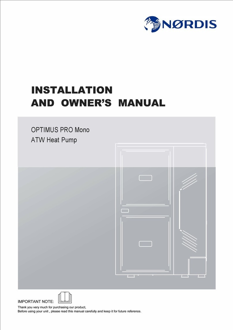 Nordis OPTIMUS PRO Mono Installation and owner's manual