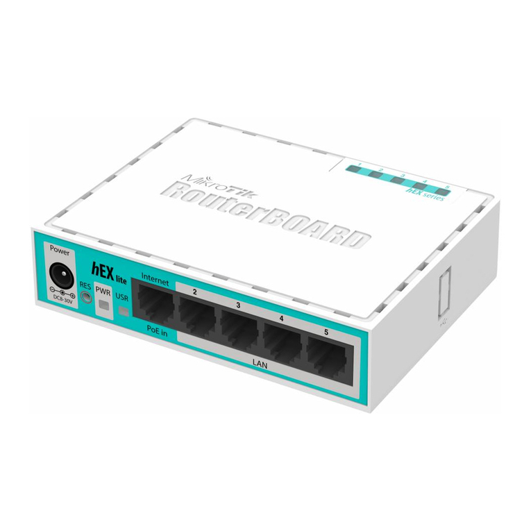 MikroTik hEX lite User manual
