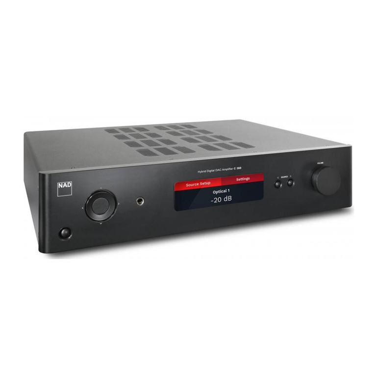 NAD C 368 user manual