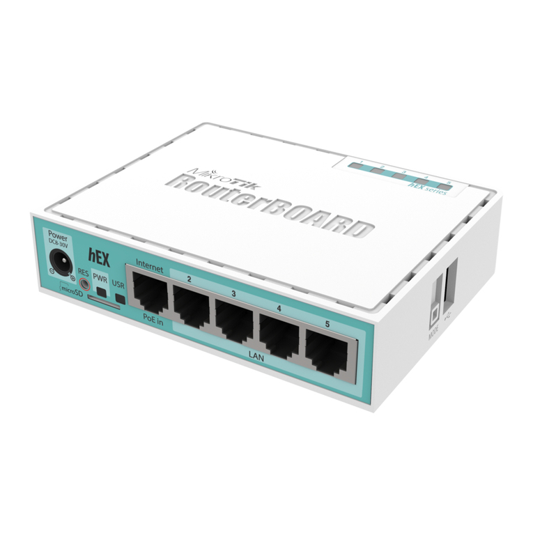MikroTik RB750Gr3 User manual
