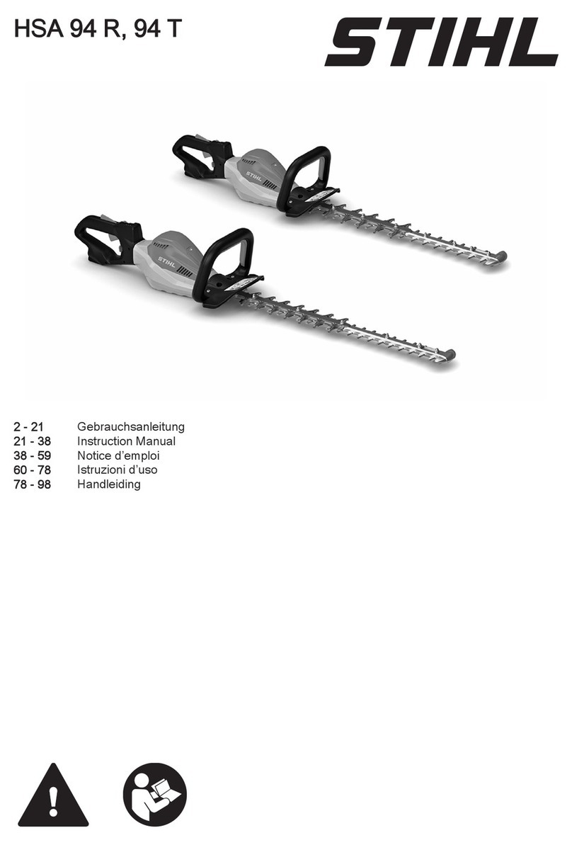 Stihl HSA 94 R User manual