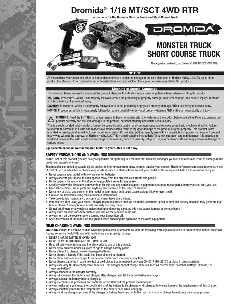 Dromida 1/18 MT/SCT 4WD RTR User manual