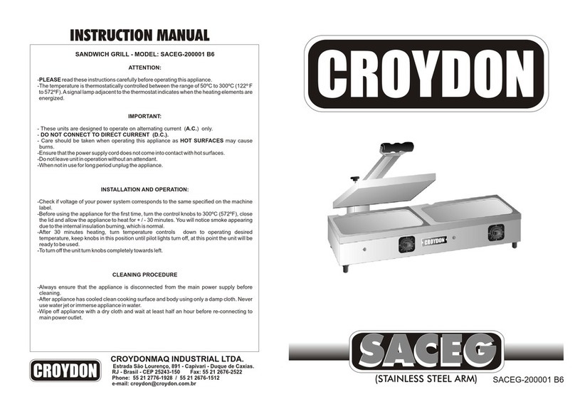 croydon SACEG-200001 B6 User manual