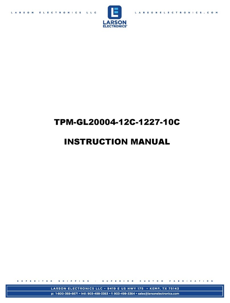 Larson Electronics TPM-GL20004-12C-1227-10C instruction manual