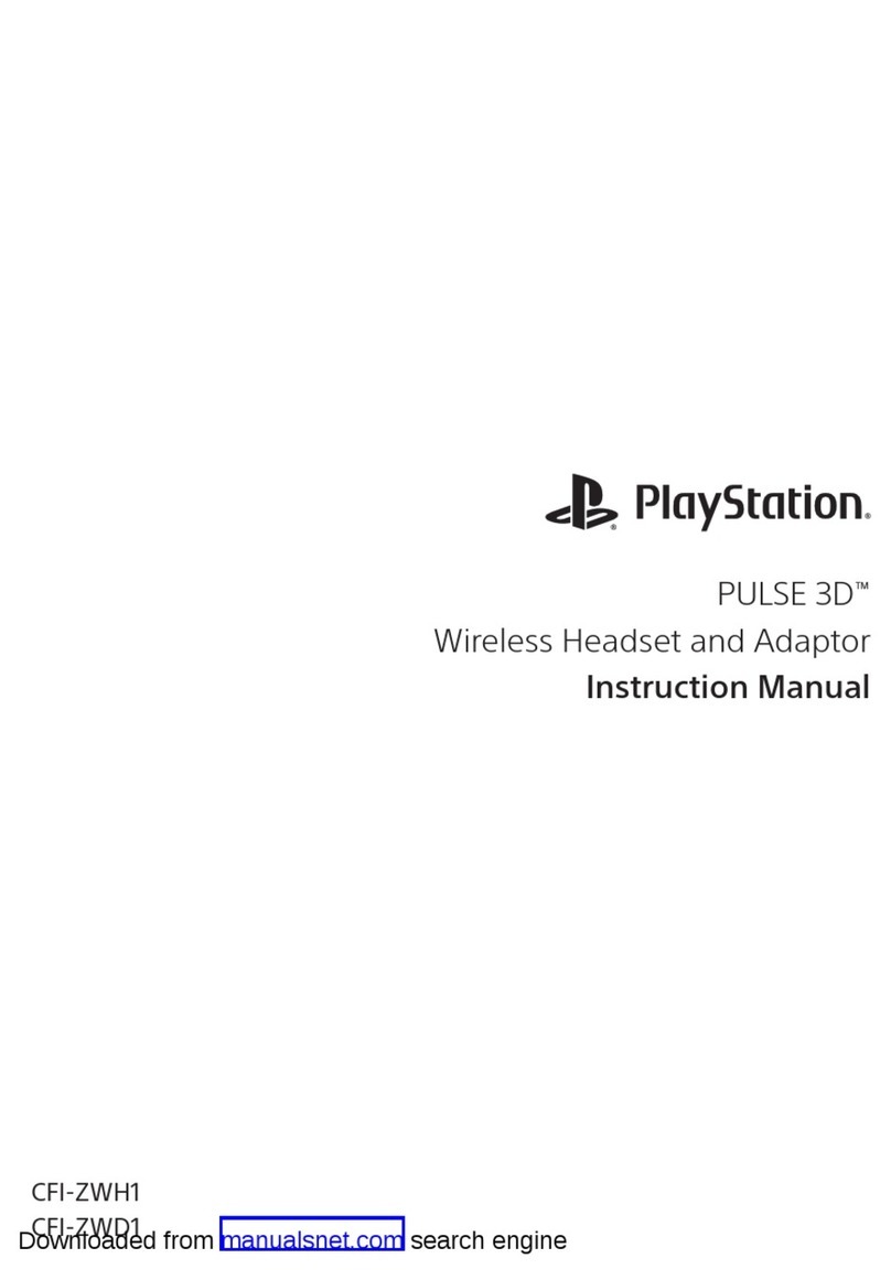 PlayStation PULSE 3D CFI-ZWH1 instruction manual