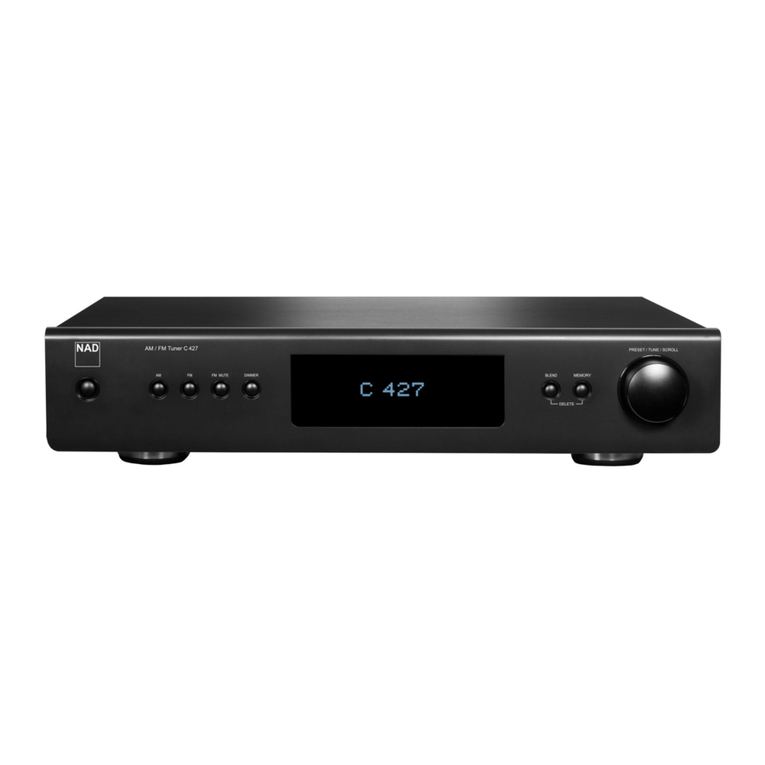 NAD C 427 user manual