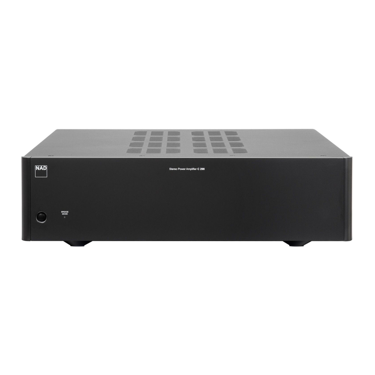 NAD C 298 User manual
