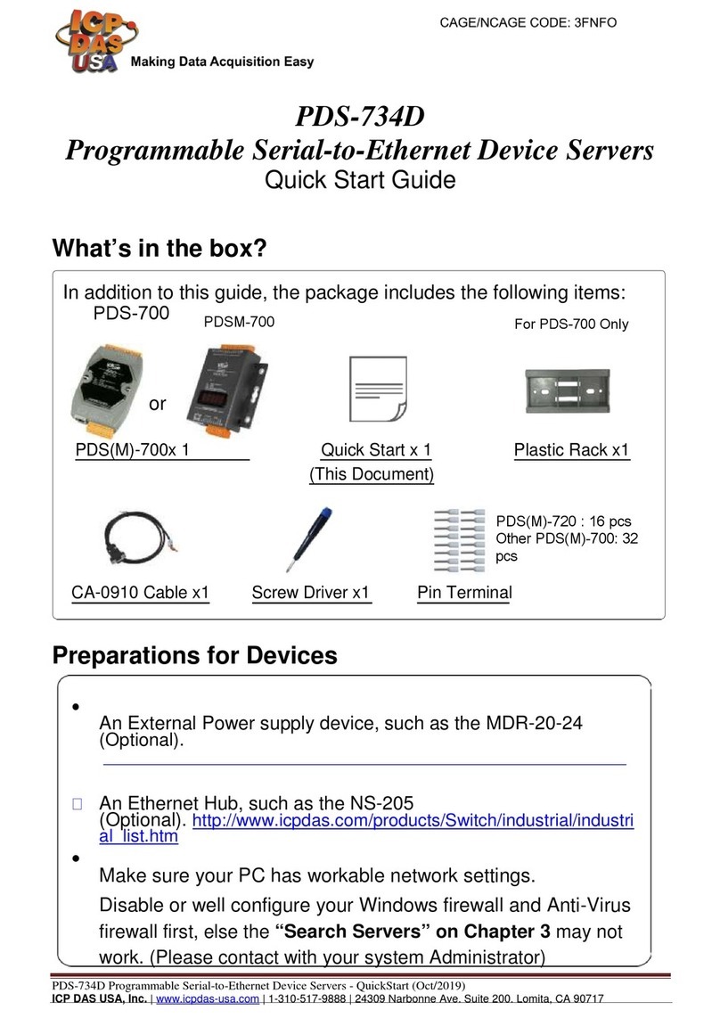 ICP DAS USA PDS-734D quick start guide