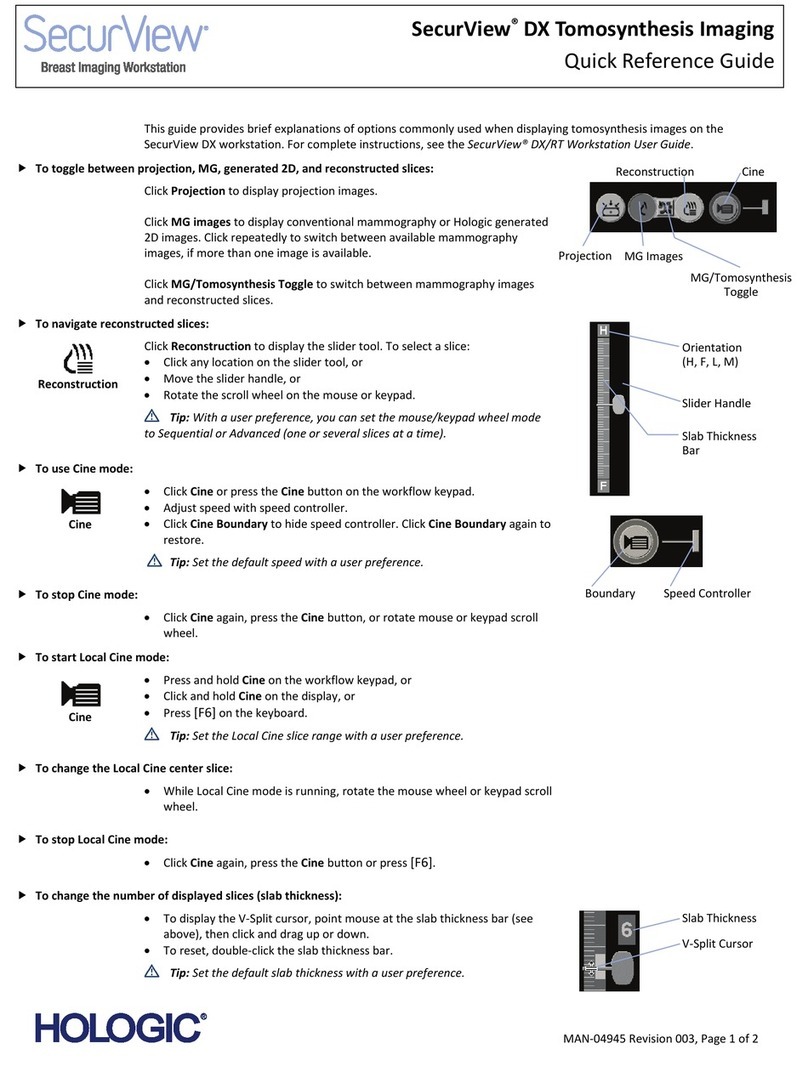 Hologic SecurView DX User manual