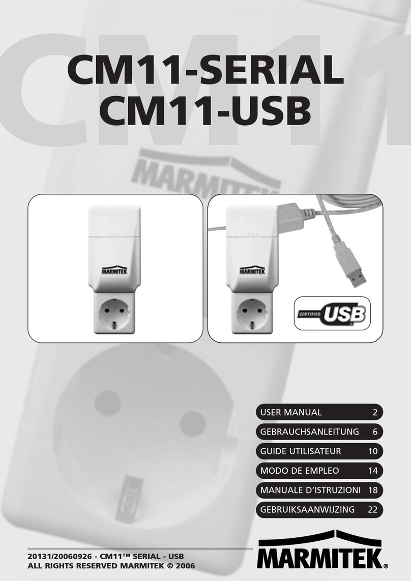 Marmitek CM11-SERIAL user manual