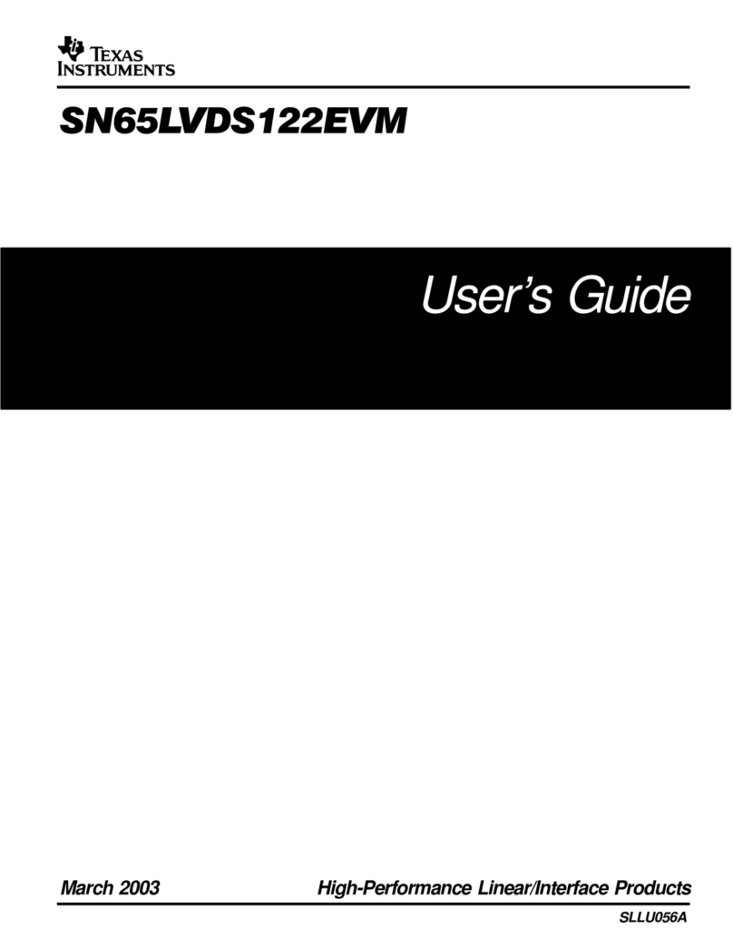 Texas Instruments SN65LVDS122EVM User manual
