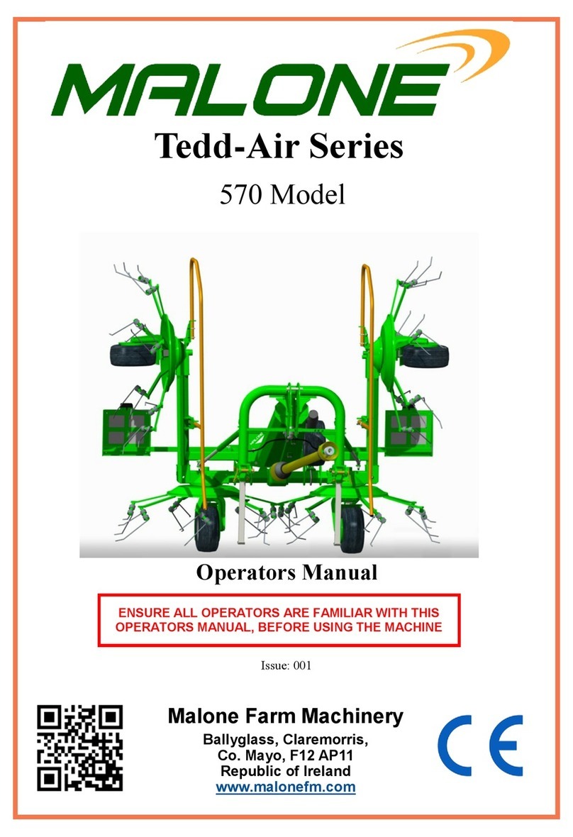 Malone Tedd-Air Series Operator's manual