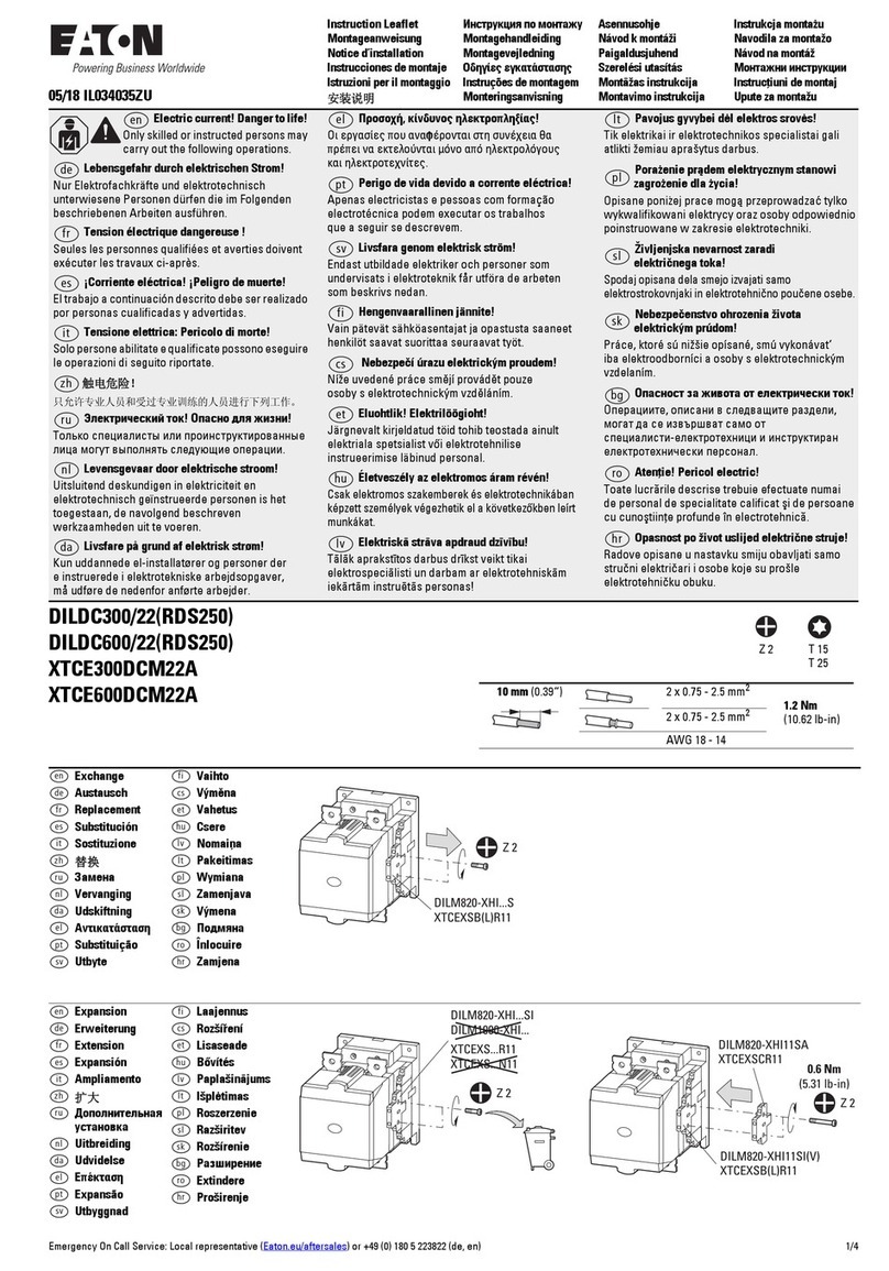 Eaton DILDC300/22 Manual