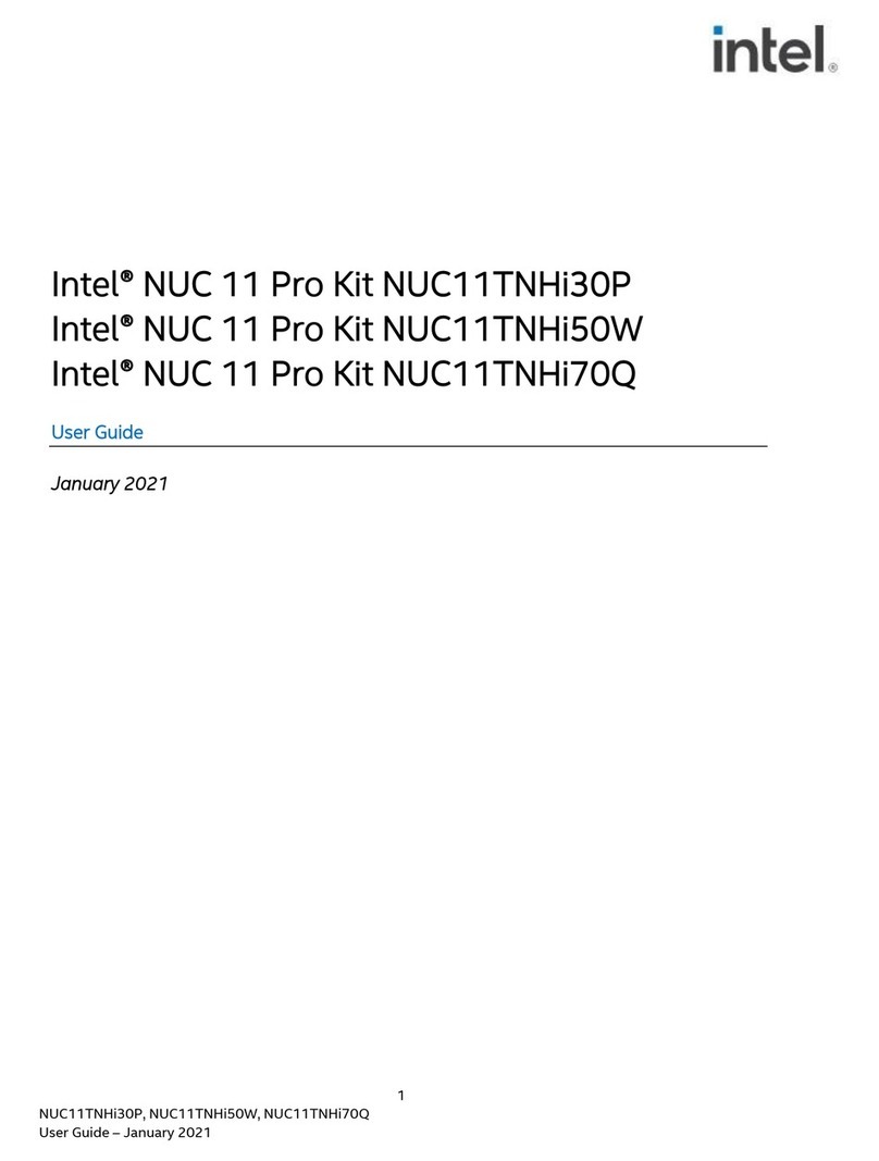 Intel NUC 11 Pro Kit NUC11TNHi70Q User manual