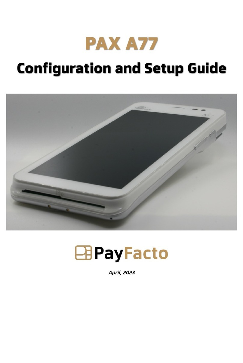 PayFacto PAX A77 Setup guide