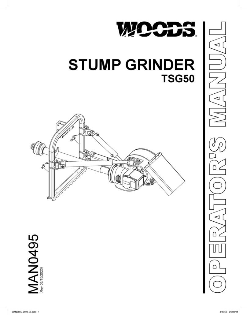 Woods TSG50 Operator's manual
