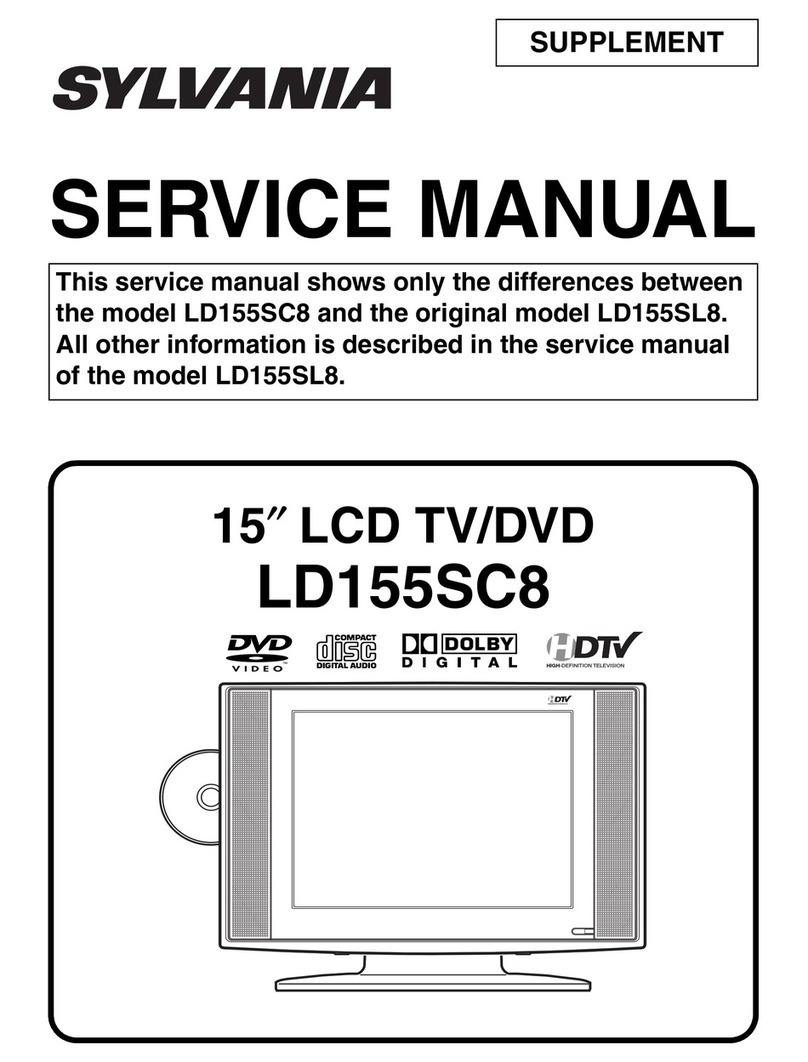 Sylvania LD155SC8 Service manual supplement