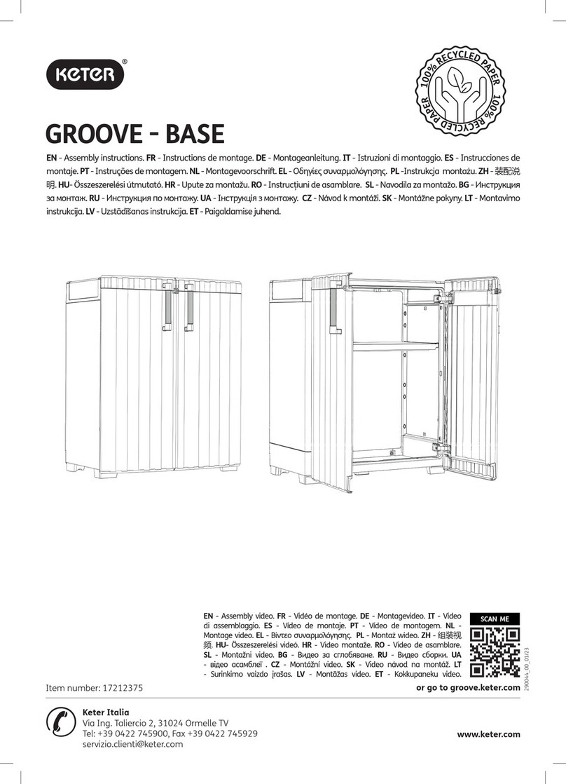 Keter GROOVE BASE User manual