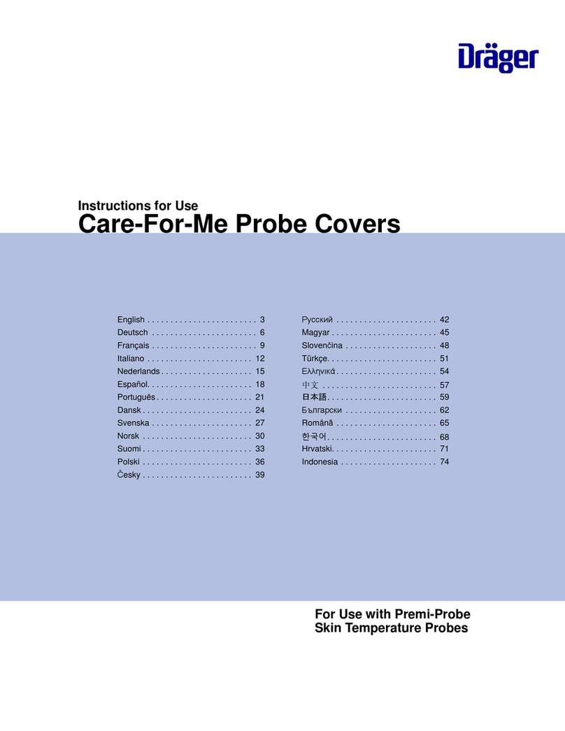 Dräger Care-For-Me MU06943 Instructions for use