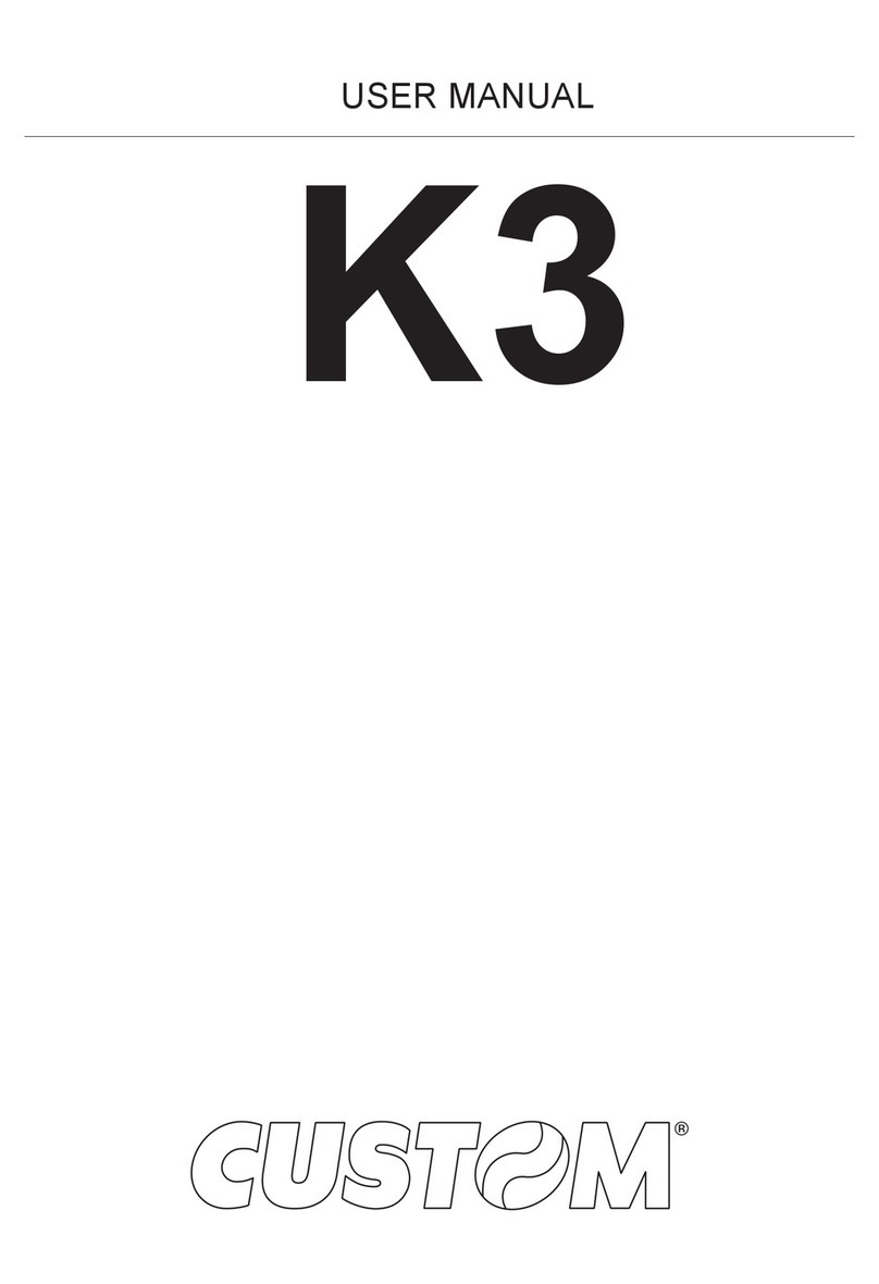 Custom Audio Electronics K3 User manual