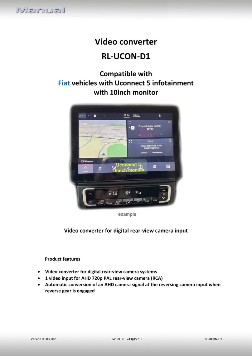 NavLinkz RL-UCON-D1 User manual NavLinkz RL-UCON-D1 User manual