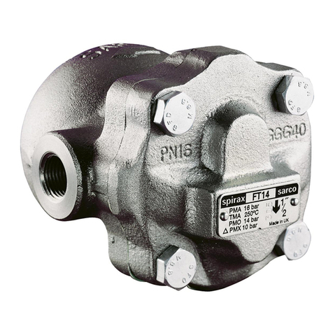 Spirax Sarco FT 14 Installation and maintenance instructions
