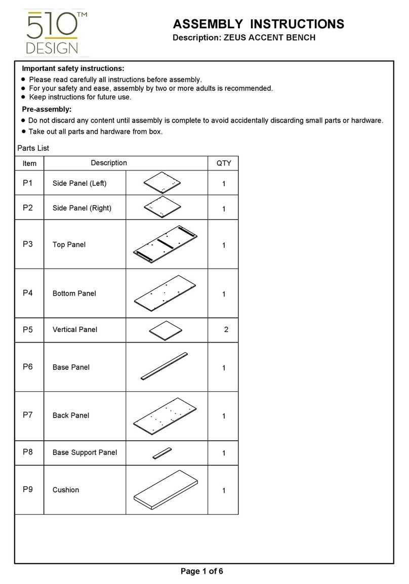 510 DESIGN ZEUS Assembly instructions