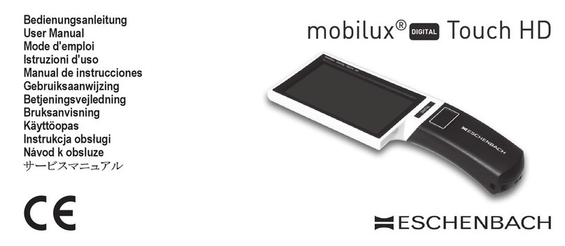Eschenbach mobilux Digital Touch HD user manual