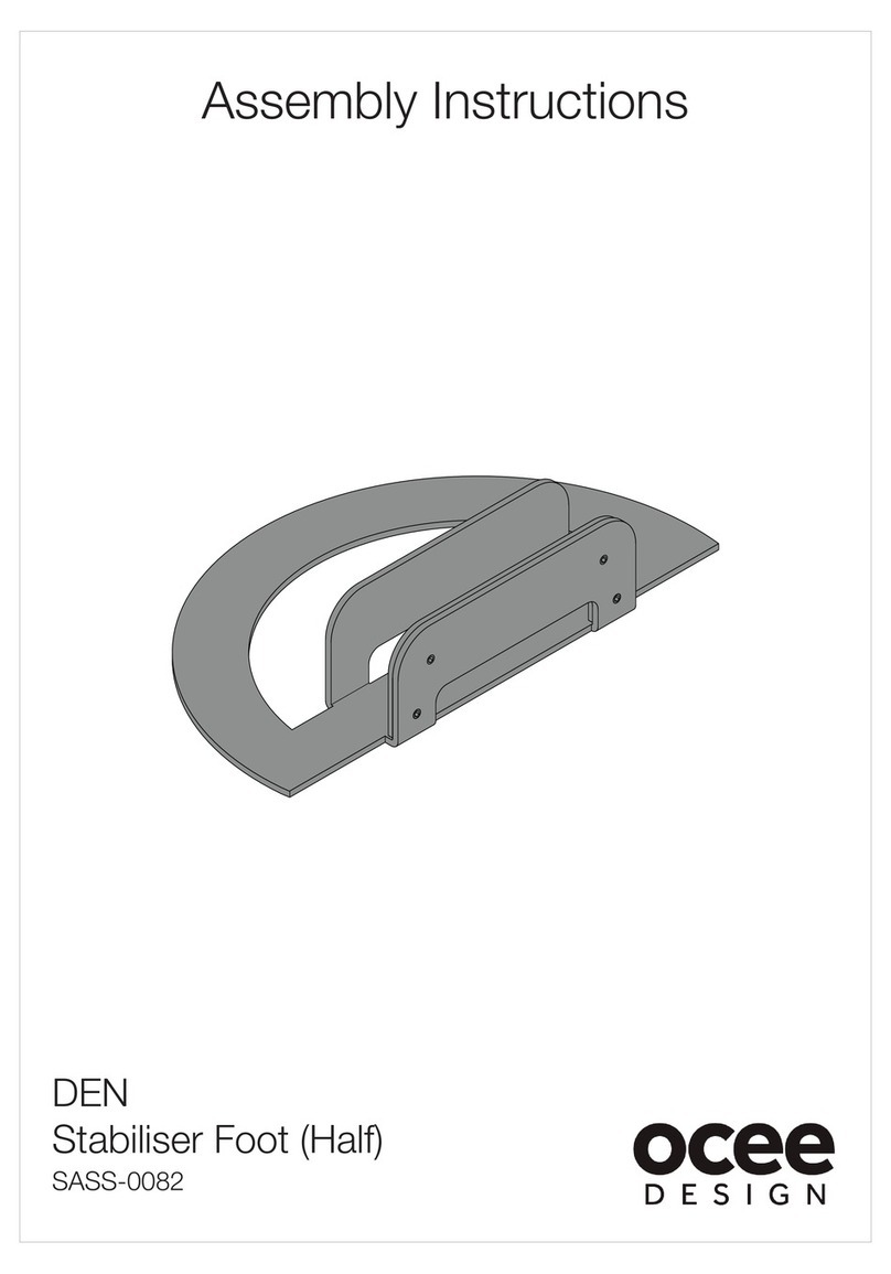 OCEE DESIGN DEN SASS-0082 Assembly instructions