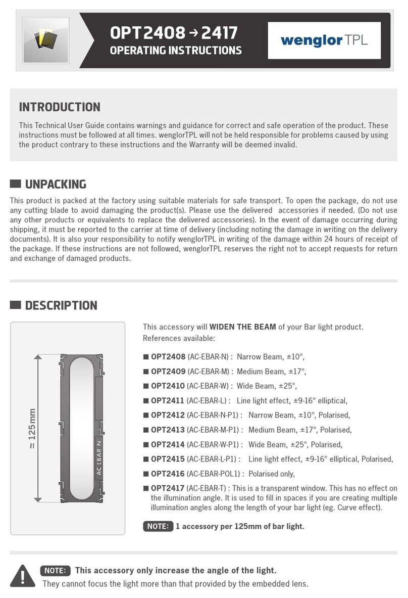 Wenglor OPT2408 operating instructions