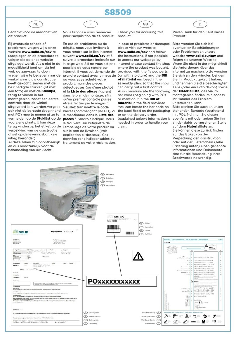 Solid S8509 User manual