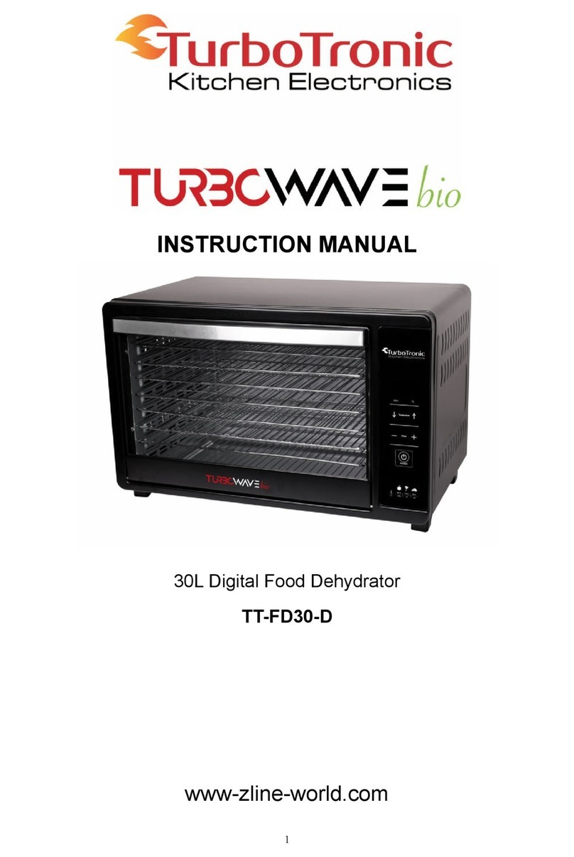 TurboTronic TurboWave BIO TT-FD30-D instruction manual