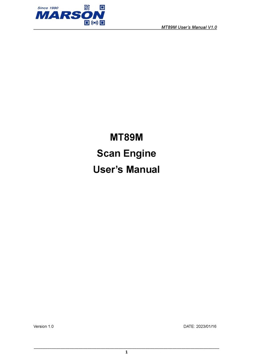 Marson MT89M User manual