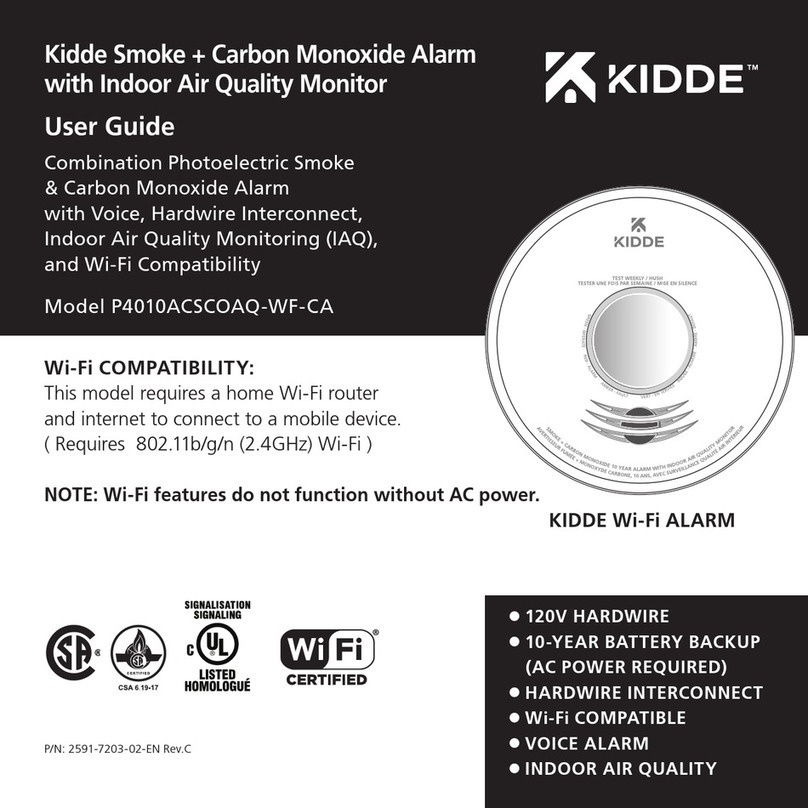 Kidde P4010ACSCOAQ-WF-CA User manual
