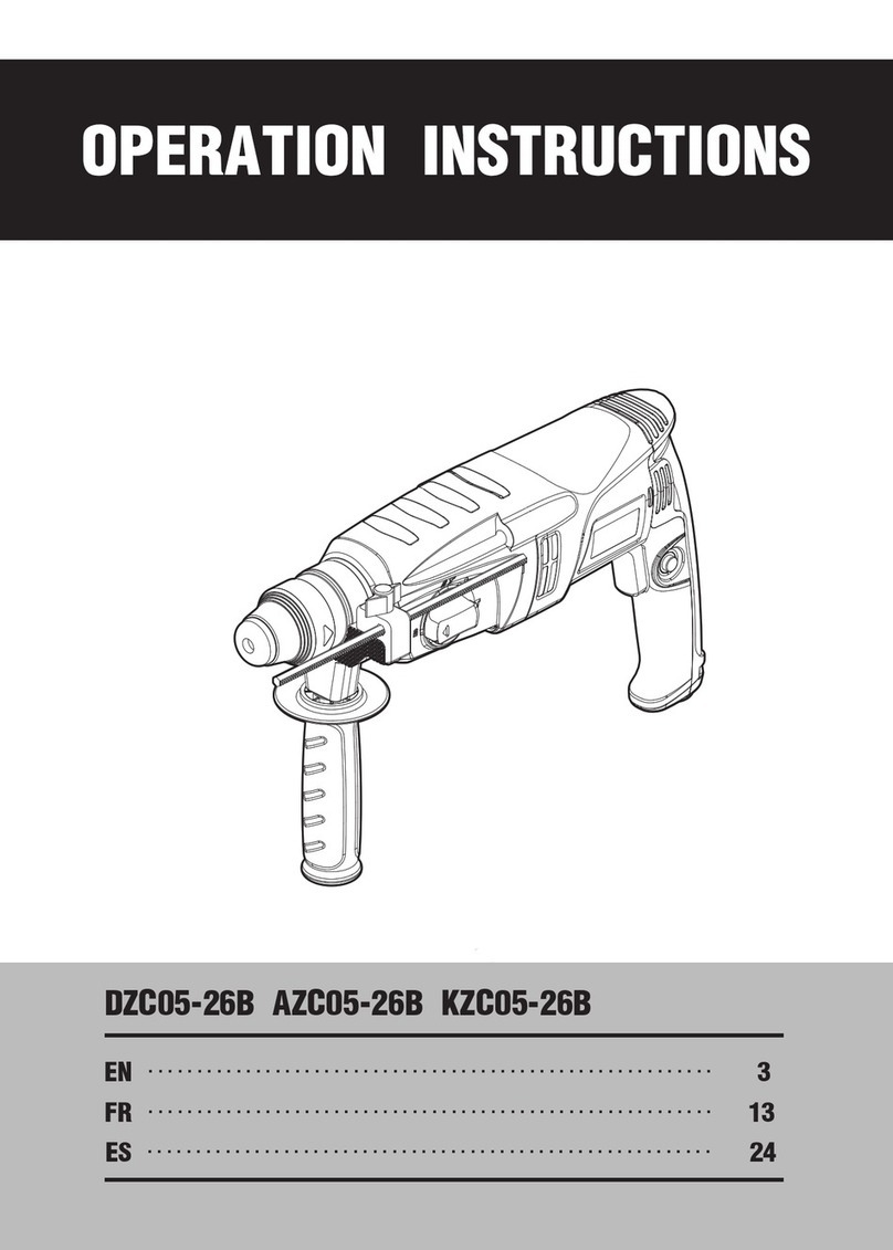 Dongcheng DZC05-26B Operation instructions