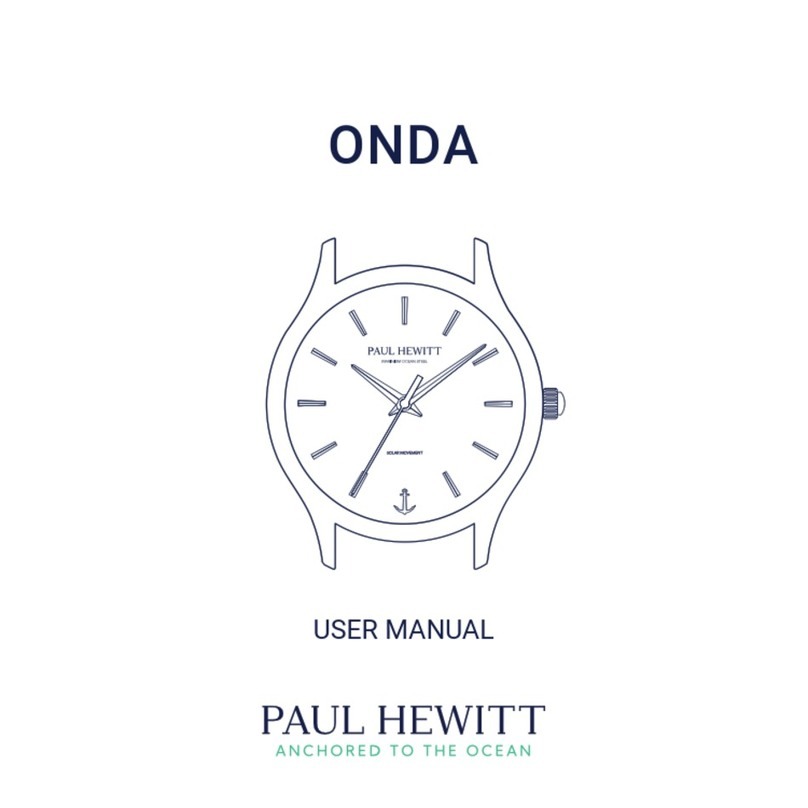 paul hewitt ONDA user manual