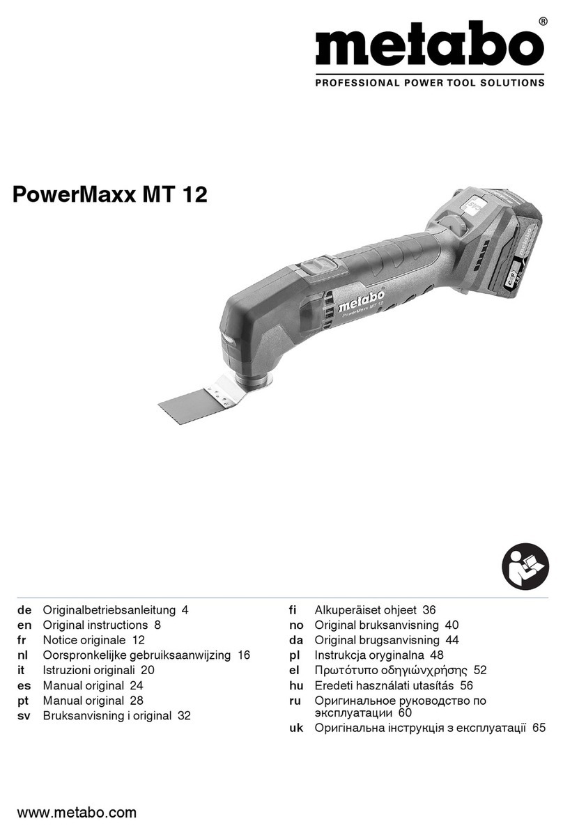 Metabo PowerMaxx MT 12 instructions