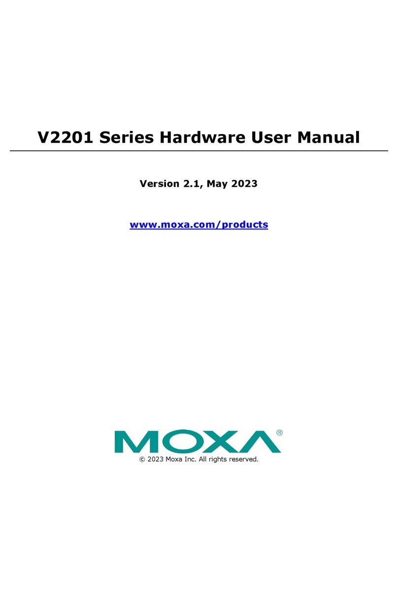 Moxa Technologies V2201 Hardware user manual