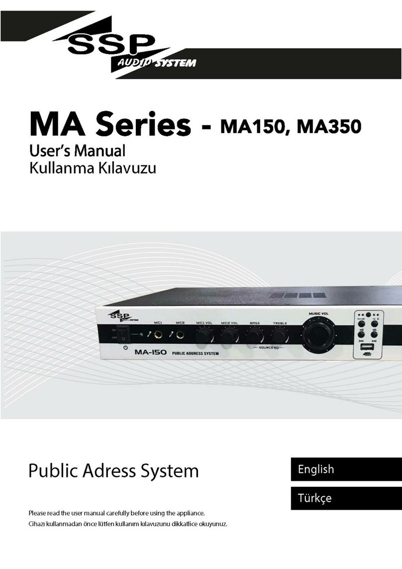 SSP MA Series user manual