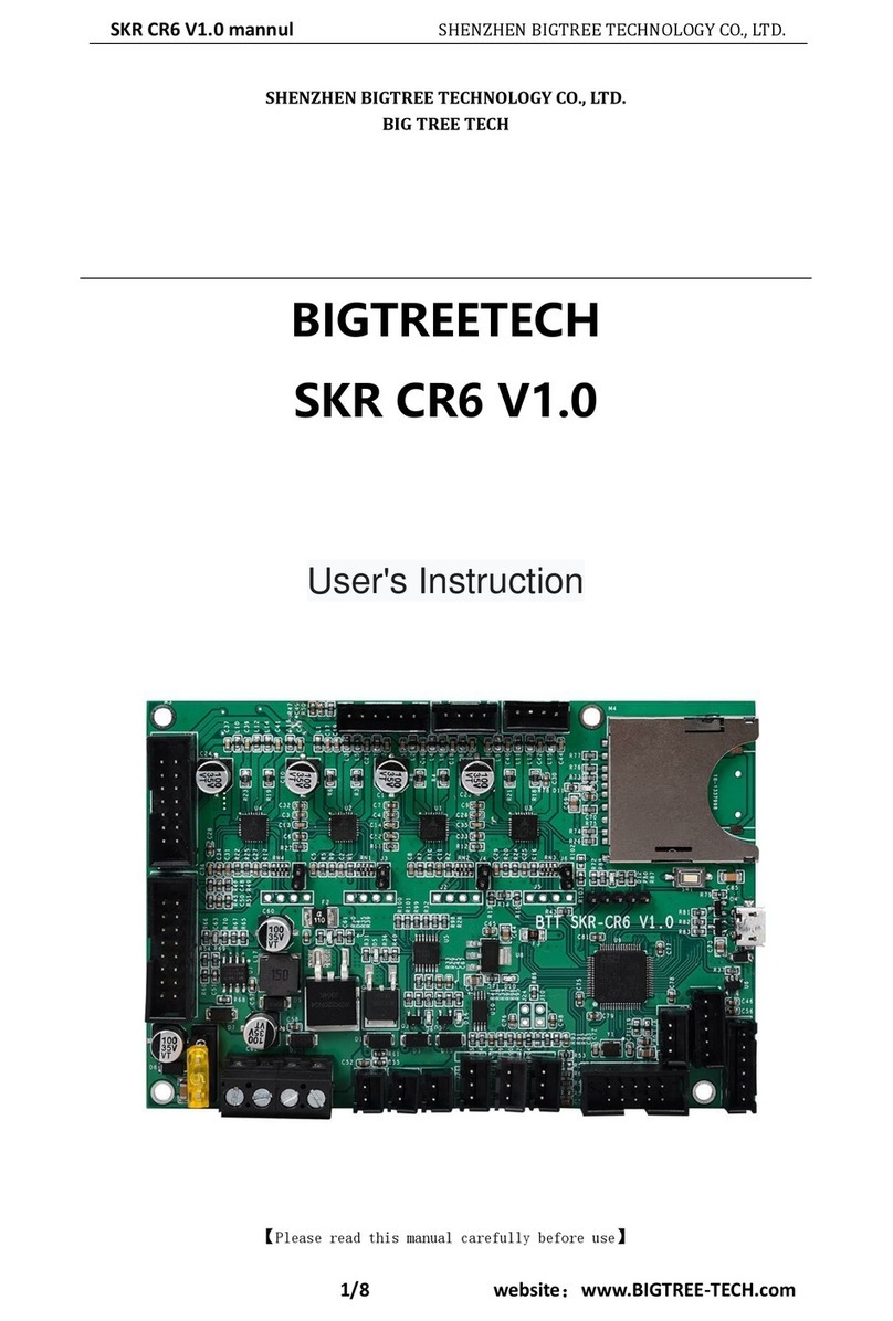 BIG TREE TECH SKR CR6 V1.0 User instruction