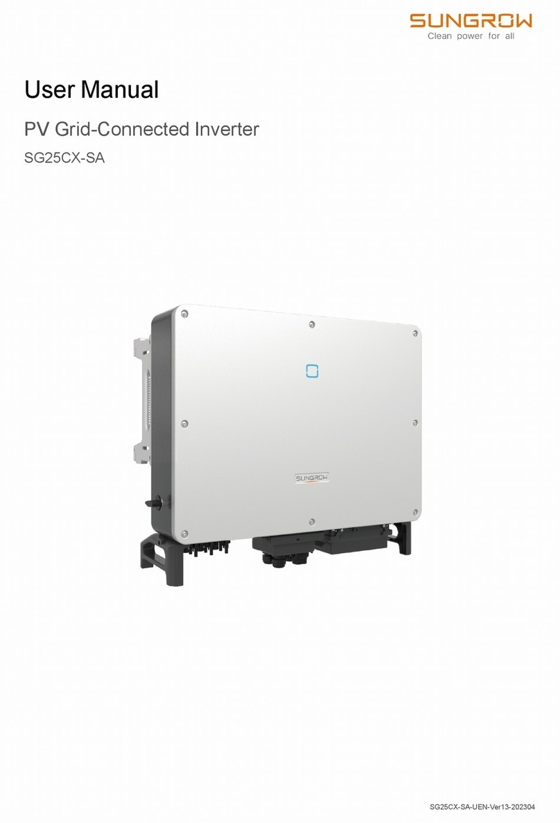 Sungrow SG25CX-SA user manual