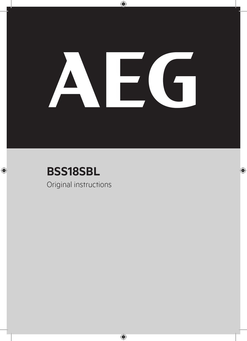 AEG BSS18SBL User manual