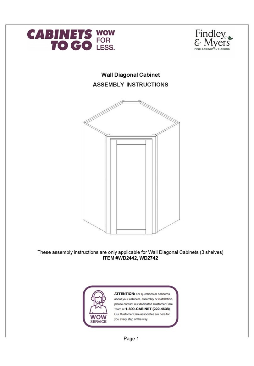 CABINETS TO GO Findley & Myers WD2442 Assembly instructions CABINETS TO GO Findley & Myers WD2442 Assembly instructions