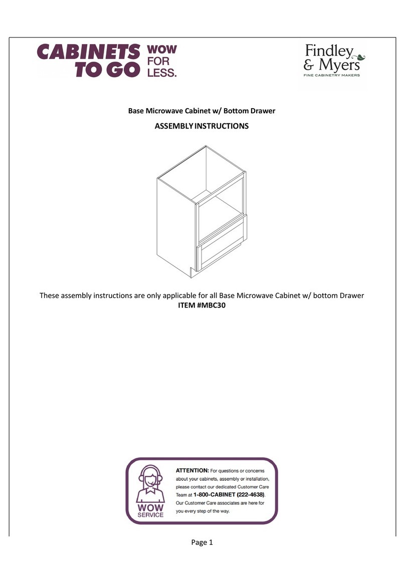 CABINETS TO GO Findley & Myers MBC30 Assembly instructions CABINETS TO GO Findley & Myers MBC30 Assembly instructions